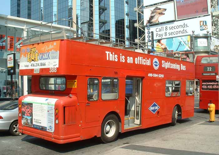 Toronto Gray Line open top tour London DMS